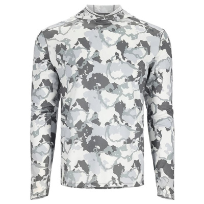 Термофутболка Simms SolarFlex Hoody цвет Regiment Camo Cinder размер S