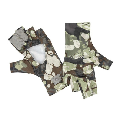 Перчатки Simms SolarFlex SunGlove цвет Riparian Camo размер L