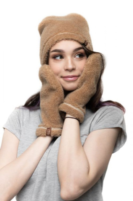 Шапка меховая цвет кемел размер 54-58 Шапка меховая цвет кемел размер 54-58