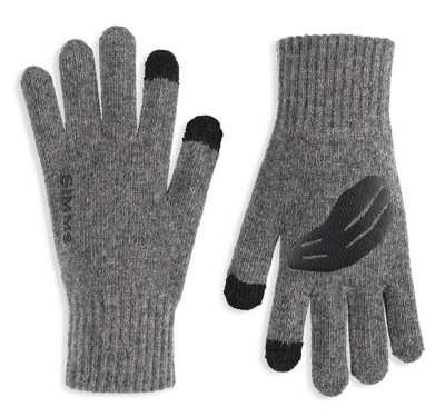 Перчатки Simms Wool Full Finger Glove цвет Steel размер S/M