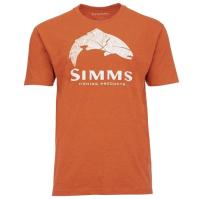 Футболка Simms Wood Trout Fill T-Shirt Футболка Simms Wood Trout Fill T-Shirt