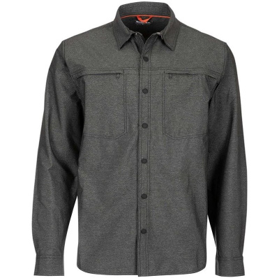Рубашка Simms Prewett Stretch Woven LS Shirt цвет Carbon размер M