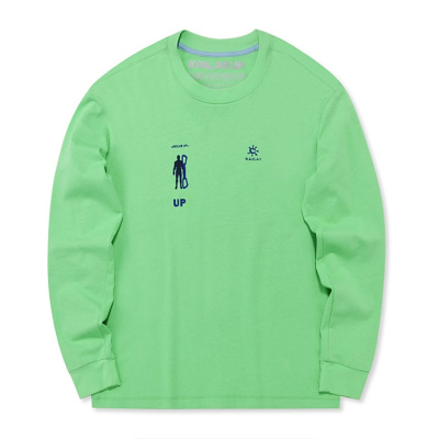 Футболка Kailas с длинным рукавом High-neck Printing Cotton Long Sleeve Unisex UG2117103 светло-зеленая 11442 размер M Футболка Kailas с длинным рукавом High-neck Printing Cotton Long Sleeve Unisex UG2117103 светло-зеленая 11442 размер M