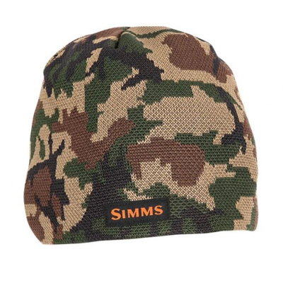 Шапка Simms Everyday Beanie цвет Woodland Camo