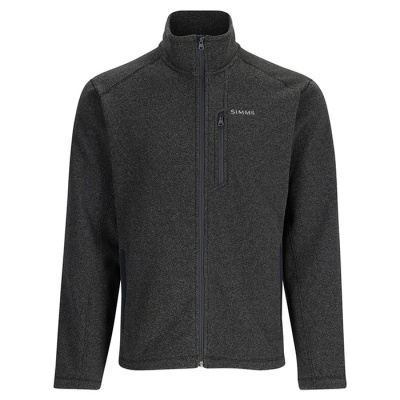 Пуловер Simms Rivershed Full Zip Fleece Jacket цвет Black Heather размер S