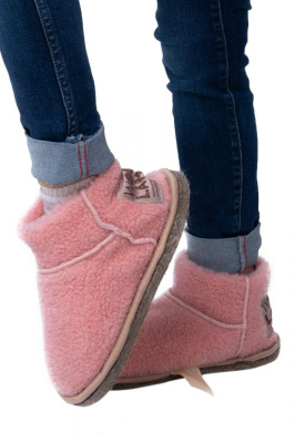 Угги Ugg Boots Kids подошва войлок цвет лосось размер 34