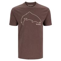 Футболка Simms Trout Outline T-Shirt Футболка Simms Trout Outline T-Shirt