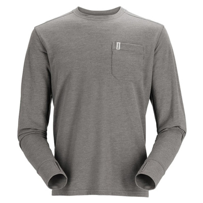 Simms Henry's Fork Crew цвет Steel Heather размер S