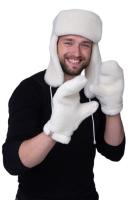 Шапка ушанка меховая унисекс Шапка ушанка меховая унисекс