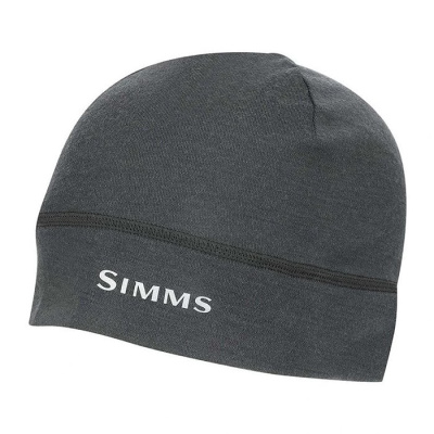Шапка Simms Lightweight Wool Liner Beanie цвет Carbon Шапка Simms Lightweight Wool Liner Beanie цвет Carbon
