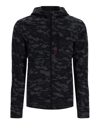 Толстовка Simms CX Hoody - Full Zip цвет Ghost Camo Black размер S