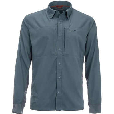 Рубашка Simms Bugstopper Intruder BiComp LS Shirt 21 цвет Storm размер L