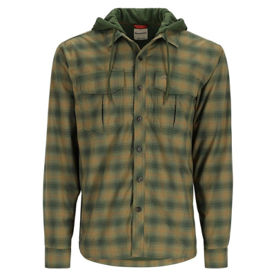 Рубашка Simms Coldweather Hoody цвет Basswood MC Plaid размер M