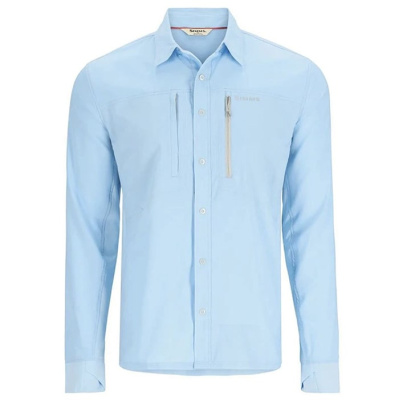 Рубашка Simms Intruder BiComp Fishing Shirt цвет Sky размер M