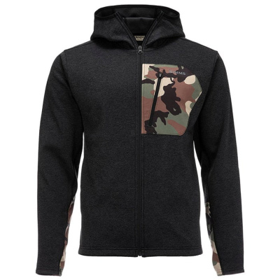 Толстовка Simms CX Hoody цвет Black Heather размер S