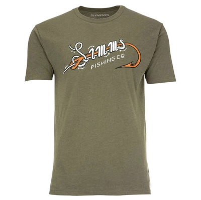 Футболка Simms Special Knot T-Shirt цвет Military Heather размер XL Футболка Simms Special Knot T-Shirt цвет Military Heather размер XL