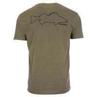 Футболка Simms Walleye Outline T-Shirt