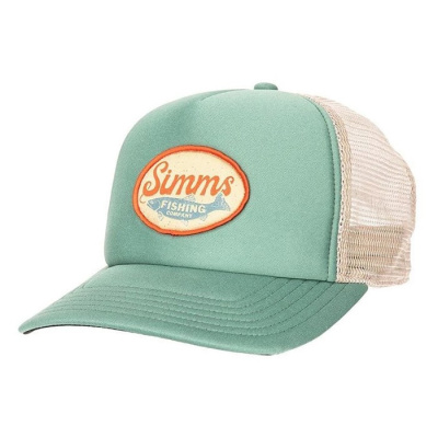 Кепка Simms Small Fit Throwback Trucker цвет Trout Wander