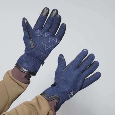 Перчатки Kailas Insulated Fleece KM620005 темно-синие 10030 размер M