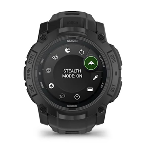 Instinct 3 – 50 мм AMOLED, Tactical Edition черный с черным ремешком