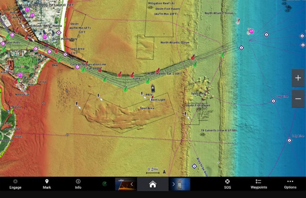Наложение таблицы затенения рельефа