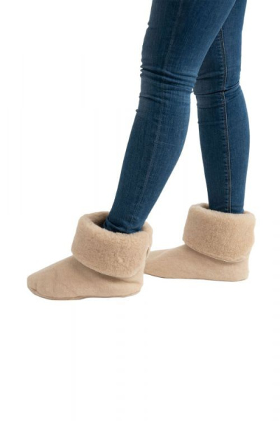 Носки меховые Эко цвет беж размер 38-40 Носки меховые Эко цвет беж размер 38-40