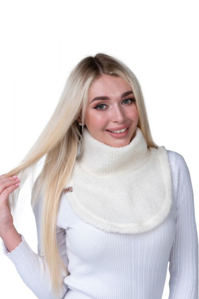 Воротник манишка букле цвет ваниль