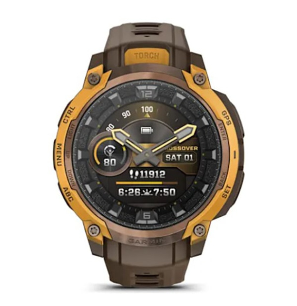 Instinct Crossover AMOLED цвета бронзы и солнечных лучей