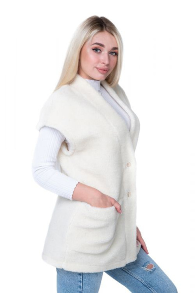 Женский жилет WOOL цвет ваниль размер 40-42