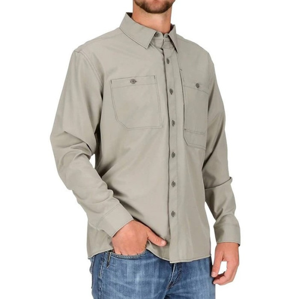 Рубашка Simms Double Haul LS Shirt цвет Rock Ridge размер L