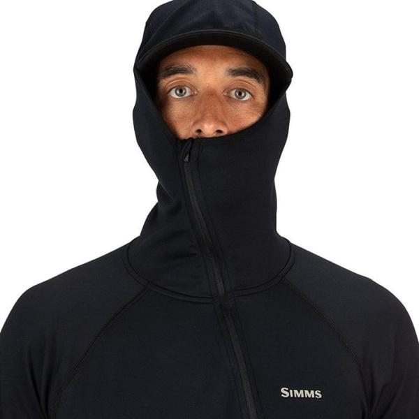 Толстовка Simms Heavyweight Baselayer Hoody цвет черный размер S