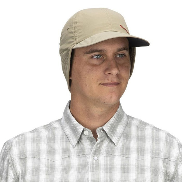 Кепка Simms Gallatin Sunshield Cap цвет Tan