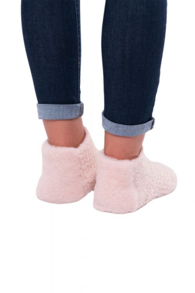 Носки Комби Букле цвет пудра размер 40-41