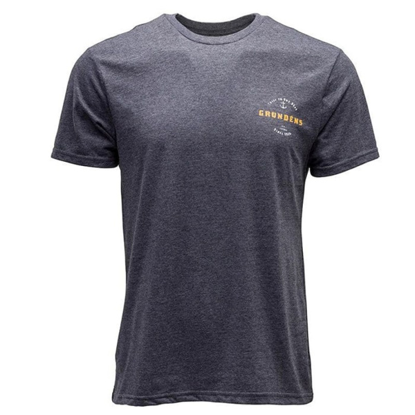 Футболка Grundens Rope Knot SS T-Shirt цвет Heather Charcoal размер M