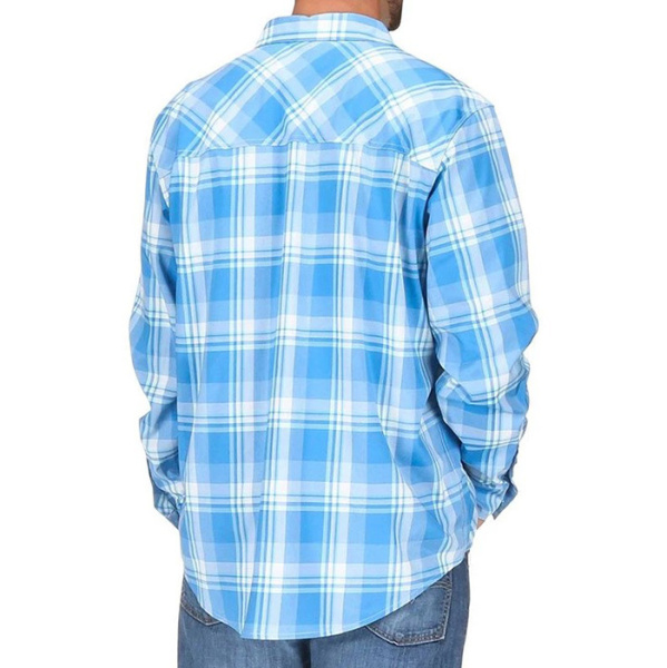 Рубашка Simms Outpost LS Shirt цвет Pacific Plaid размер L