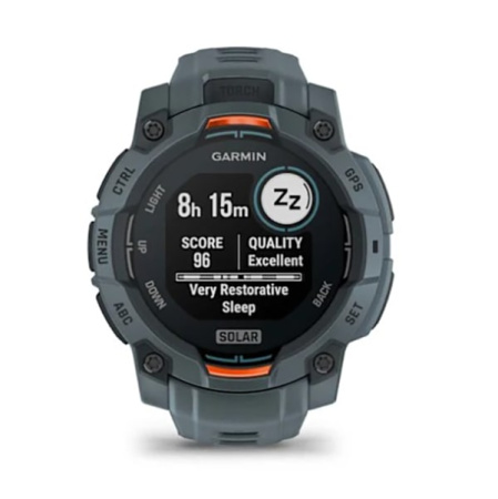 Instinct 3 – 45 мм Solar цвета сумерек с силиконовым ремешком цвета сумерек