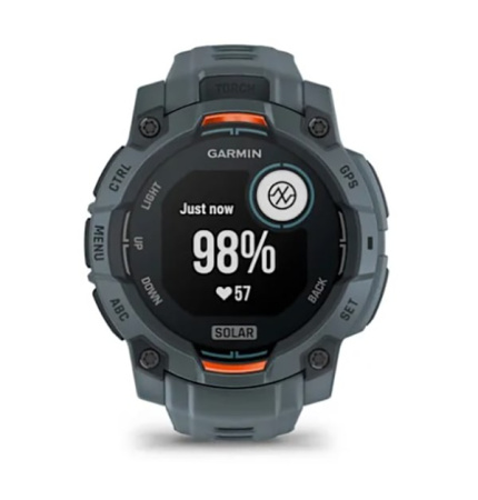 Instinct 3 – 45 мм Solar цвета сумерек с силиконовым ремешком цвета сумерек