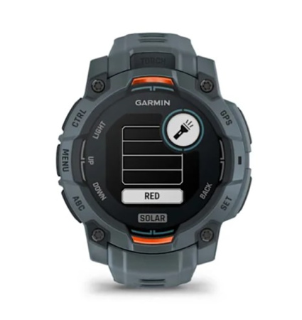 Instinct 3 – 45 мм Solar цвета сумерек с силиконовым ремешком цвета сумерек