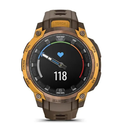 Instinct Crossover AMOLED цвета бронзы и солнечных лучей