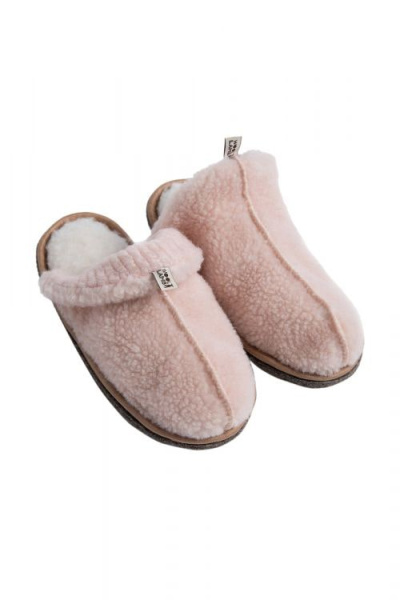 Шлепанцы Трансформер подошва войлок цвет пудра размер 36-37