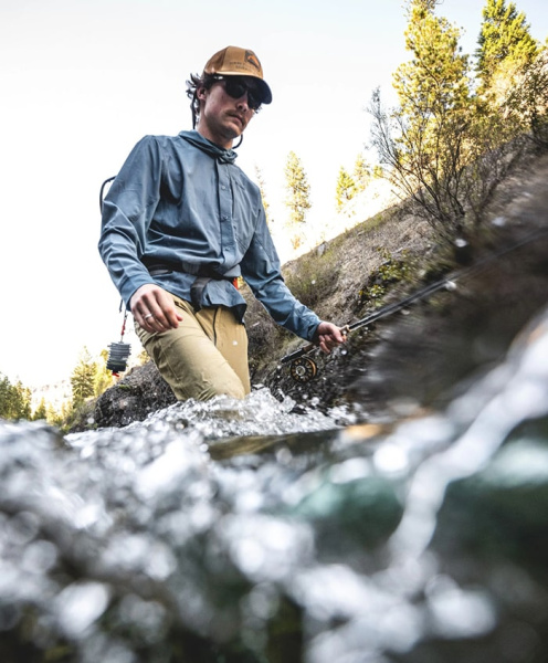 Рубашка Simms Intruder Fishing Hoody цвет Neptune размер L