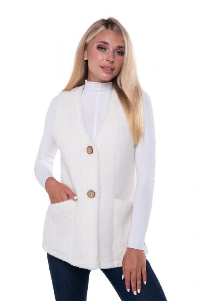 Жилет Офис Лайт цвет ваниль размер 40-42