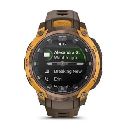 Instinct Crossover AMOLED цвета бронзы и солнечных лучей