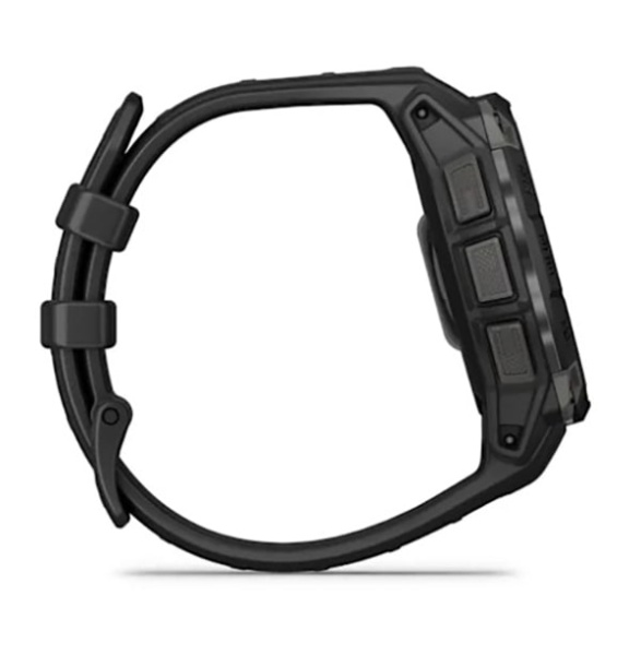 Instinct 3 – 45 мм AMOLED черные с черным силиконовым ремешком