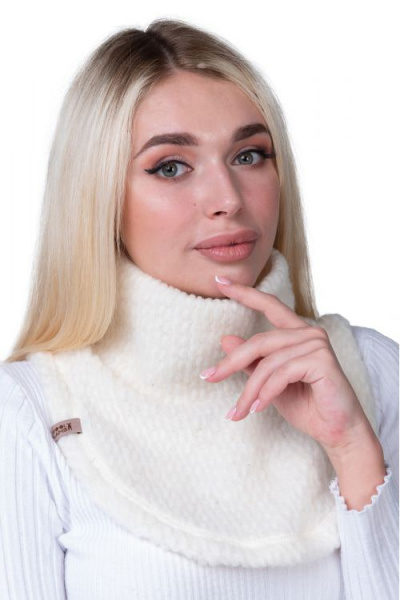 Воротник манишка букле цвет ваниль