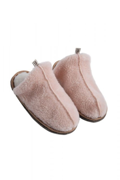 Шлепанцы Трансформер подошва войлок цвет пудра размер 36-37